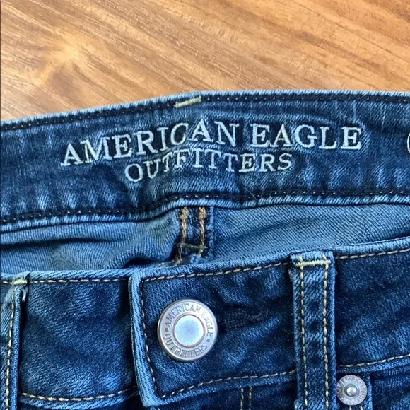 American Eagle Skinny Super Stretch Jeans- Sz 00 Short - Picture 2 of 4